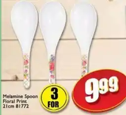 A5 Cash & Carry Melamine Spoon Floral Print offer