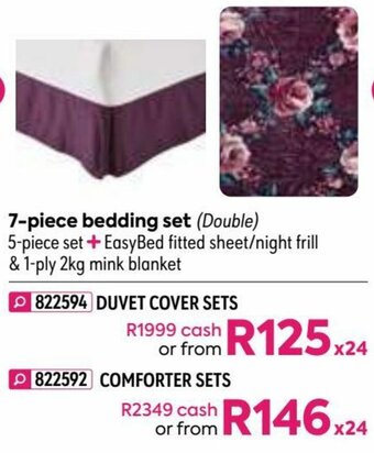 HomeChoice Duvet Cover Sets offer
