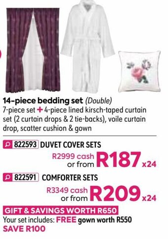 HomeChoice Duvet Cover Sets offer
