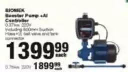 Build It BIOMEK Booster Pump +AI Controller offer
