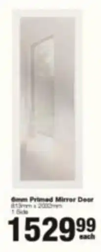 Build It 6mm Primed Mirror Door offer