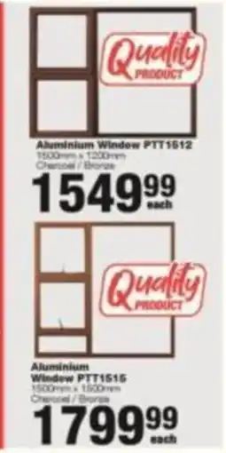 Build It Aluminium Window PTT1512 offer