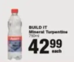 Build It BUILD IT Mineral Turpentine offer