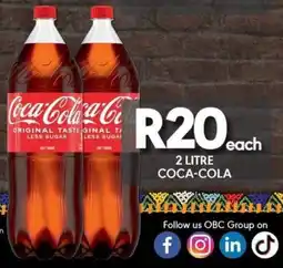 OBC Meat & Chicken 2 LITRE COCA-COLA offer