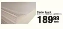 Build It Plaster Board offer