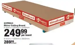 Build It GYPROC Rhino Ceiling Board offer