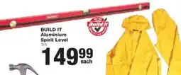 Build It BUILD IT Aluminium Spirit Level offer