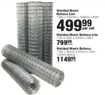 Welded Mesh Bafana Lite