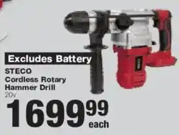 Build It STECO Cordless Rotary Hammer Drill offer