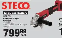 Build It STECO Cordless Angle Grinder offer