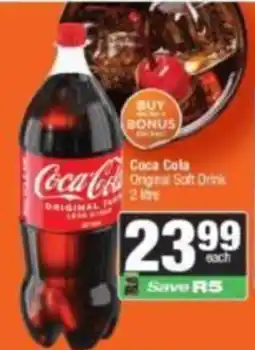 KwikSpar Coca Cola Original Soft Drink offer