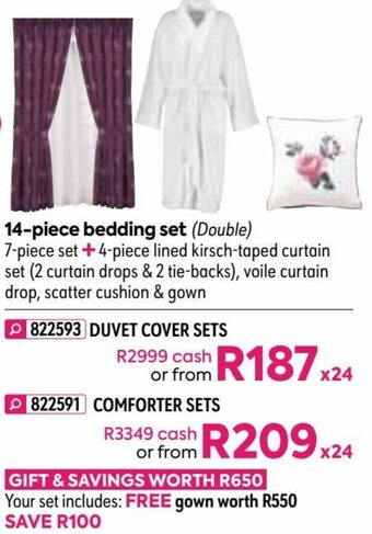 HomeChoice Comforter Sets offer