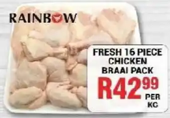 Rainbow Fresh 16 Piece Chicken Braai Pack