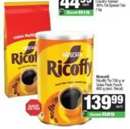 KwikSpar Nescafe Ricoffy offer