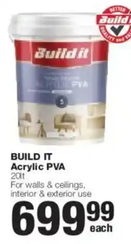 Build It BUILD IT Acrylic PVA offer