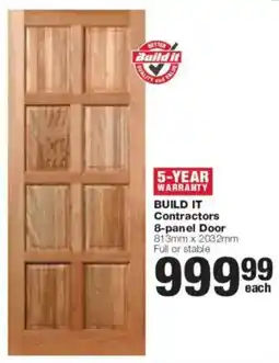 Build It BUILD IT Contractors 8-panel Door offer