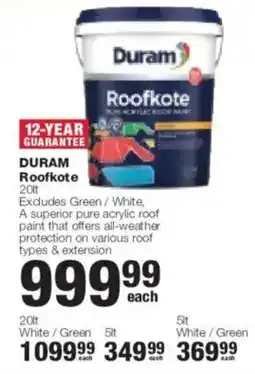 Build It Duram Roofkote offer