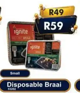 K Carrim Disposable Braai offer