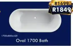 K Carrim Oval 1700 Bath offer