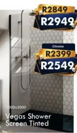K Carrim Vegas Shower Screen Tinted offer