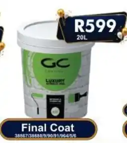 K Carrim GC Luxury Acrylic Paint Final Coat offer