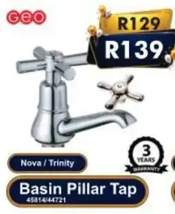 K Carrim GEO Basin Pillar Tap offer