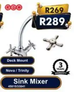 K Carrim GEO Sink Mixer offer