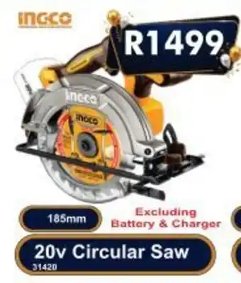 INCCO 20v Circular Saw