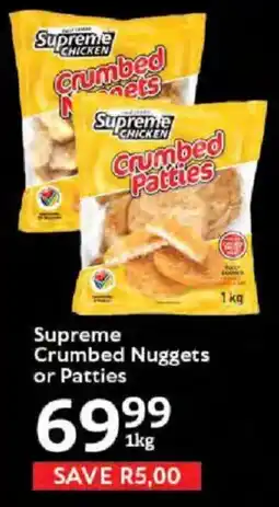 Oxford Freshmarket Supreme Crumbed Nuggets or Patties offer