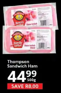Oxford Freshmarket Thompson Sandwich Ham offer