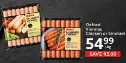 Oxford Freshmarket Oxford Viennas offer