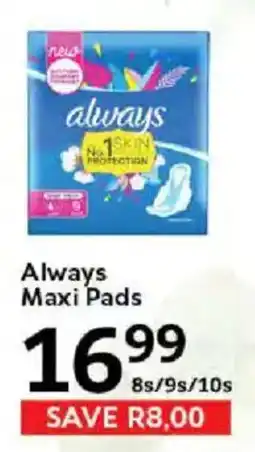 Oxford Freshmarket Always Maxi Pads offer
