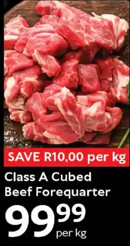 Oxford Freshmarket Class A Cubed Beef Forequarter offer