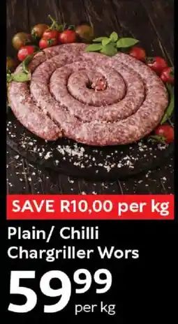 Oxford Freshmarket Chargriller Wors offer