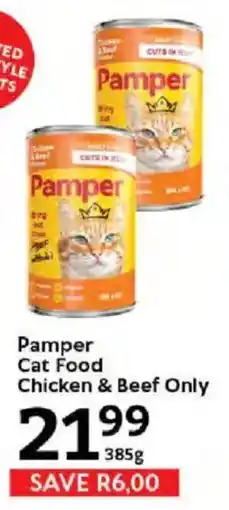 Oxford Freshmarket Pamper Cat Food Chicken & Beef Only offer