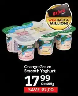 Oxford Freshmarket Orange Grove Smooth Yoghurt offer