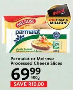 Oxford Freshmarket Parmalat or Melrose Processed Cheese Slices offer