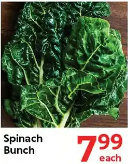 Oxford Freshmarket Spinach Bunch offer