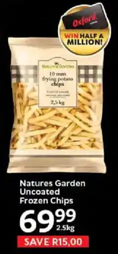Oxford Freshmarket Natures Garden Uncoated Frozen Chips offer