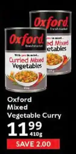 Oxford Freshmarket Oxford Mixed Vegetable Curry offer