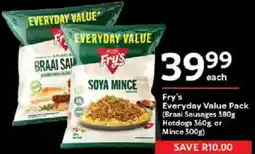 Oxford Freshmarket Fry's Everyday Value Pack offer