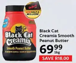Oxford Freshmarket Black Cat Creamia Smooth Peanut Butter offer