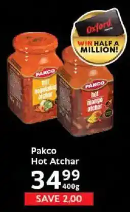 Oxford Freshmarket Pakco Hot Atchar offer