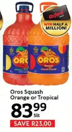 Oxford Freshmarket Oros Squash offer