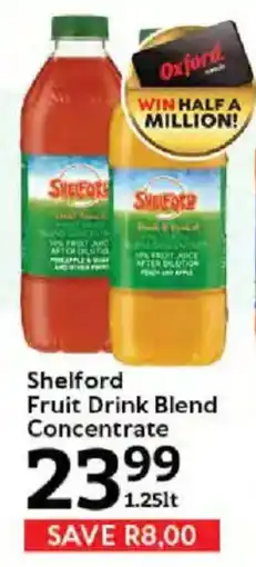 Oxford Freshmarket Shelford Fruit Drink Blend Concentrate offer