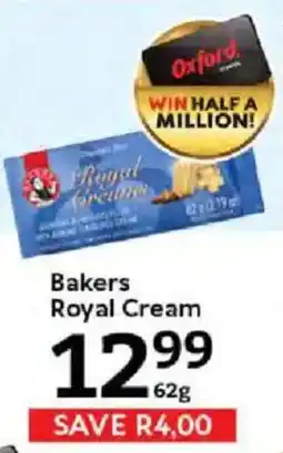 Oxford Freshmarket Bakers Royal Cream offer