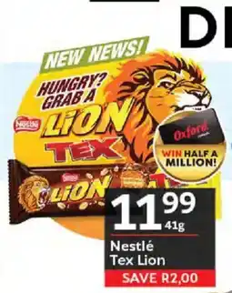 Oxford Freshmarket Nestlé Tex Lion offer