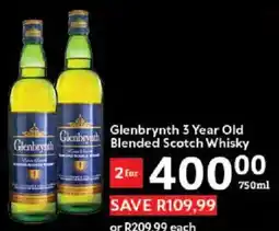 Oxford Freshmarket Glenbrynth 3 Year Old Blended Scotch Whisky offer