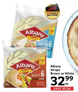 Oxford Freshmarket Albany Wraps Brown or White offer