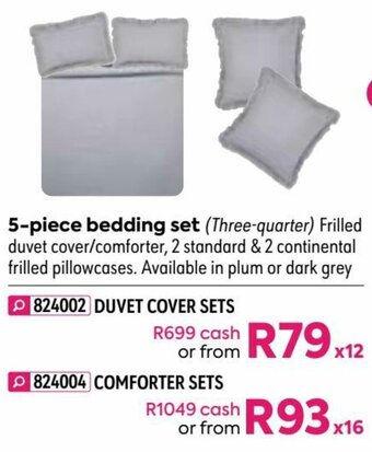 HomeChoice Comforter Sets offer